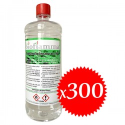 300 flaconi di bioetanolo da 1 litro